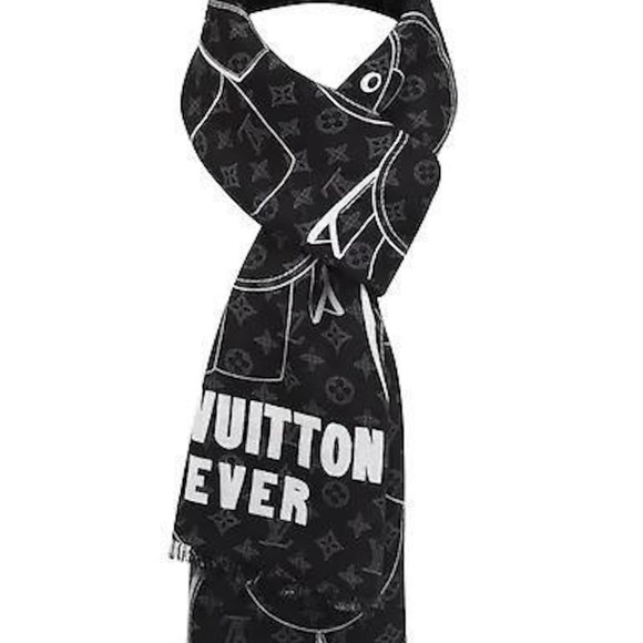 Louis Vuitton Graphite Vivienne Scarf - Picture 2 of 4